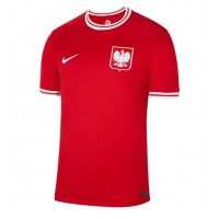 Polen Fußballbekleidung Auswärtstrikot WM 2022 Kurzarm
